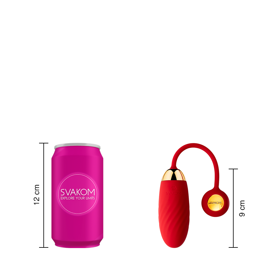 Bala Vibradora Ella NEO Roja Controlada por APP Global By Svakom